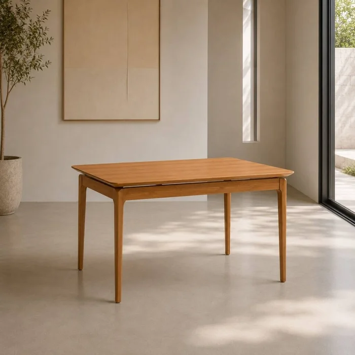 Mesa de Comedor Wind - 120 x 90 - Canela en Blanco - Mesas de comedor, Uruguay | Nyr