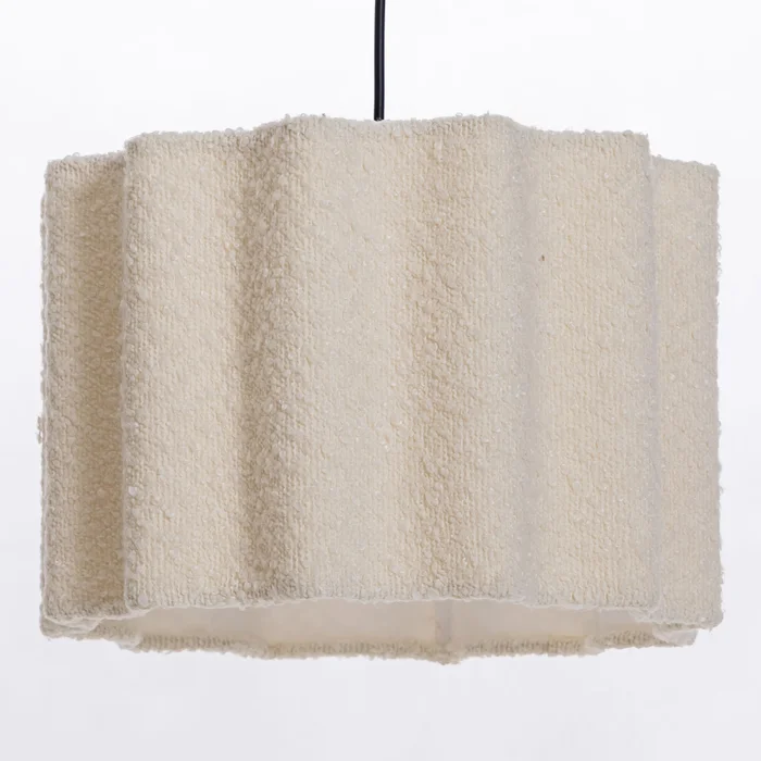 Lámpara De Techo Flowe Natural/beige Tela Wmhem01bwt en Beige - Lámparas colgantes, Uruguay | Divino, vista 3