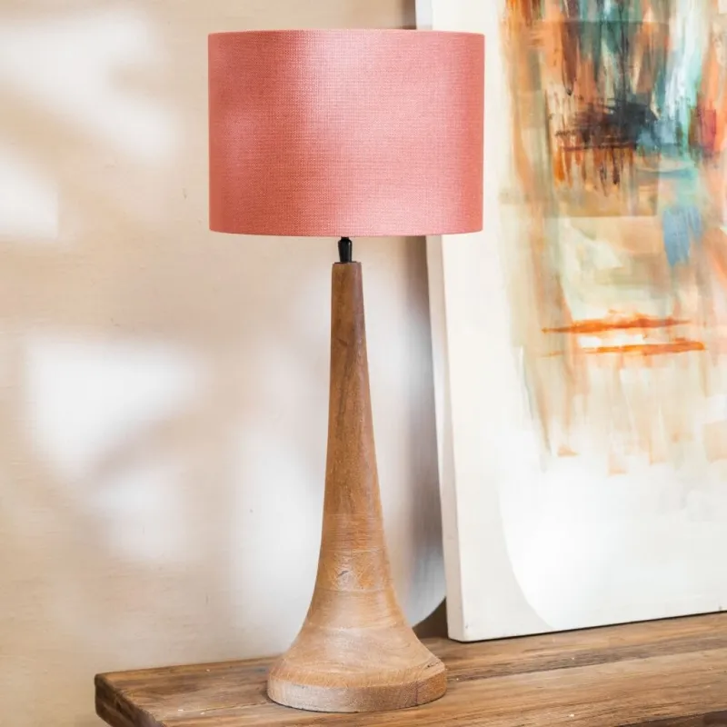 Lámpara De Mesa Jovany en Rojo - Lámparas de mesa, Uruguay | Aihaus