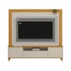 Modular para Tv Munique Nature/Blanco - Línea Haus en Blanco - Muebles para TV, Uruguay | Ecowood, vista 2 de 5