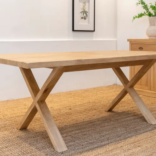 Mesa Comedor Stella Cruz en Madera natural - Mesas de comedor, Uruguay | Marvic