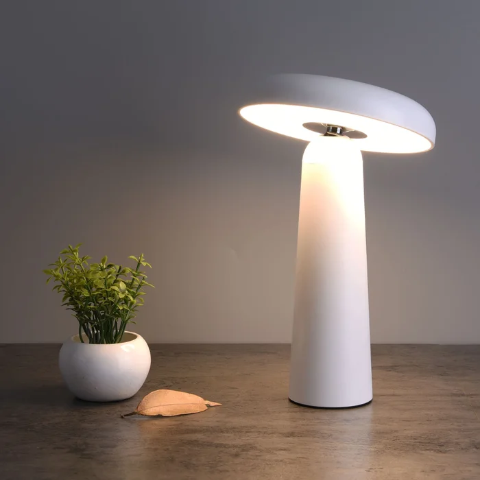 Lámpara de Mesa Inalámbrica - Blanco en Blanco - Lámparas de mesa, Uruguay | Berna home, vista 2