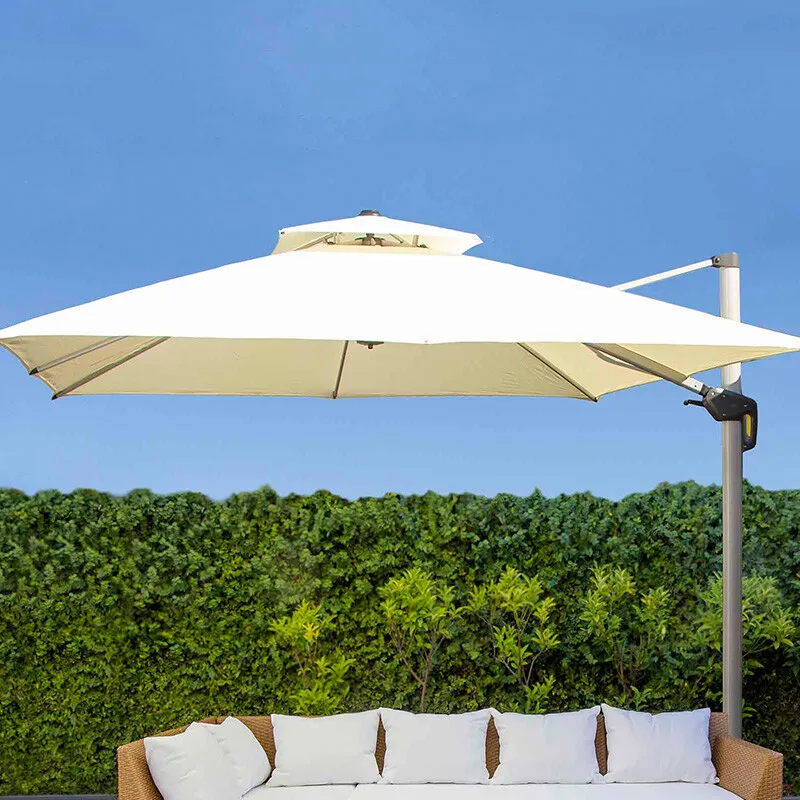 SOMBRILLA U-ROMAN UMBRELLA CRUDA S003 (D) 300X300X270H CM - Muebles para el exterior, Uruguay | Vinibel