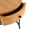 MESA DE LUZ PETRA CINAMOMO 51X51X54H - Mesas de luz, Uruguay | Vinibel, vista 4 de 4