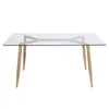 MESA FALCON 120x80x75CM VIDRIO Y MADERA - Mesas de comedor, Uruguay | Decohogar, vista 2 de 2