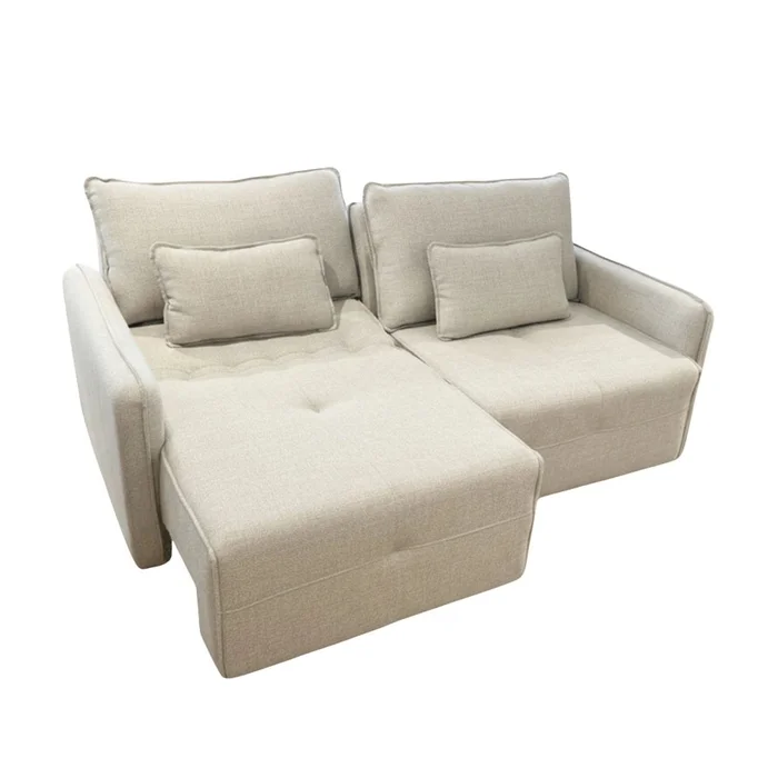 Sillón Cama Nord 3 Cuerpos - Extensible - Beige en Beige - Sillones y sofás, Uruguay | Ecowood, vista 4