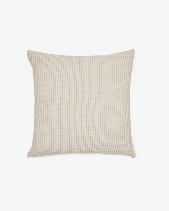 Set Senara de 2 almohadones de algodón beige 45 x 45 cm en Beige - Textiles, Uruguay | Kavehome