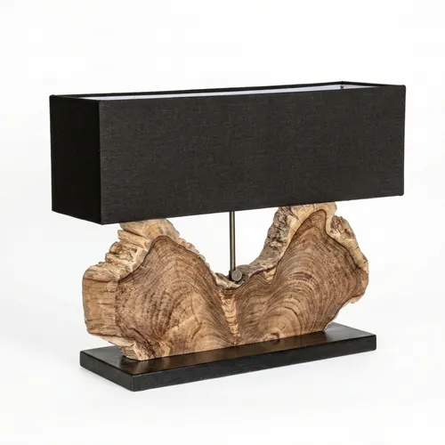 Lámpara de Mesa Nativo Slab Horizontal en Multicolor - Lámparas de mesa, Uruguay | La Perla
