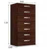 Comodas Cajoneras 7 Cajones Dormitorio Demolición 07D - Cómodas, Uruguay | Muebles Express, vista 4 de 4