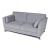 Sofá Capri - Tela Microfibra - 2 cuerpos - Cora 06-153 (Grafito) en Gris - Sillones y sofás, Uruguay | NYR, vista 6 de 6