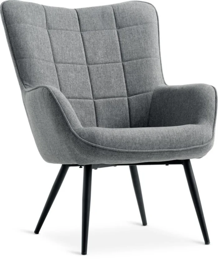 Sillón ULDUM gris/negro en Gris - Butacas, banquetas y puffs, Uruguay | JYSK, vista 2