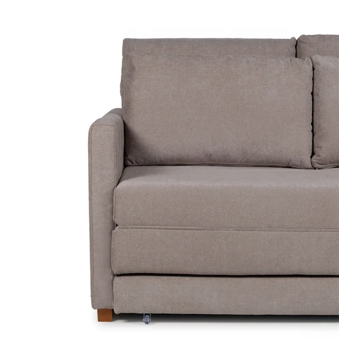 Sofá Cama Niki - Tela Microfibra - 10287 (Tostado) en Marrón - Sillones y sofás, Uruguay | Nyr, vista 6