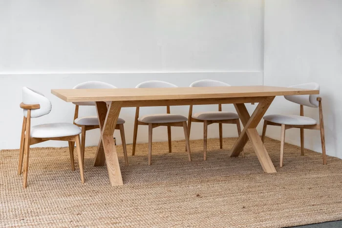Mesa Comedor Stella Cruz en Madera natural - Mesas de comedor, Uruguay | Marvic, vista 3