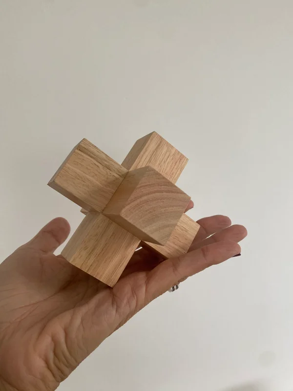 Figura geométrica en madera maciza - 3 cm (9cm) - Decoración, Uruguay | Dreams On Time, vista 14