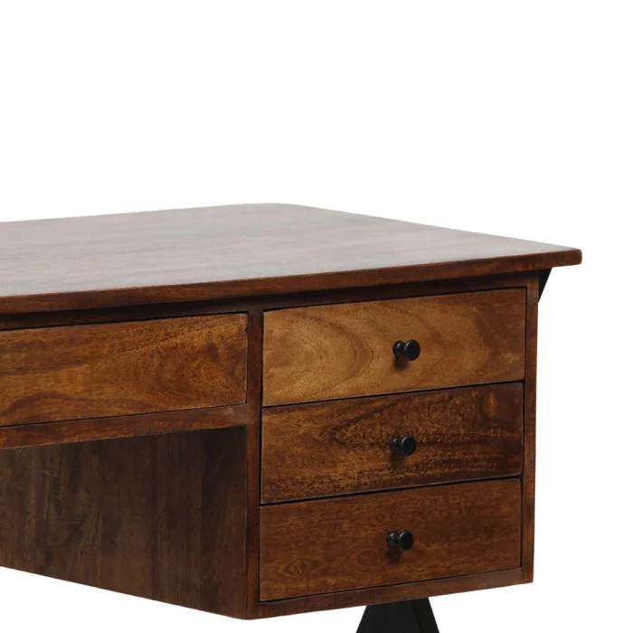 Escritorio Madera-de-mango Marron Christopher en Marrón - Escritorios, Uruguay | Divino, vista 5