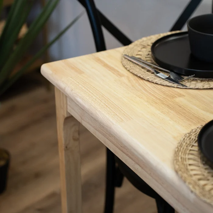 Mesa de comedor - Madera maciza 150 cm Bolonia - Línea Serena en Madera natural - Mesas de comedor, Uruguay | Ecowood, vista 8