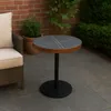 MESA DE EXTERIOR GOURMAND NEGRO CIRCULAR - Mesas de comedor, Uruguay | Viasono, vista 1 de 2