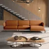 Sofá con Chaise JASPER Cognac DERECHO - Sillones y sofás, Uruguay | Viasono, vista 1 de 3