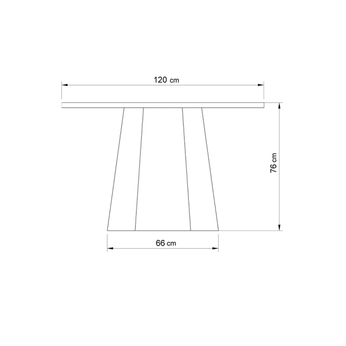Mesa Polo - 120cm en Madera natural - Mesas de living, Uruguay | Walnut, vista 5