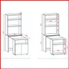 Mesa escritorio repisa multifuncion – Duo 2522 en Blanco - Escritorios y sillas de escritorio, Uruguay | Punto Unión, vista 14 de 15