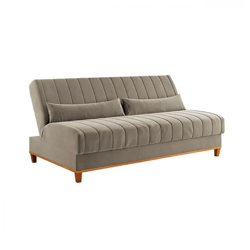Sofa Cama Juego De Living Sillon Reclinable Terciopelo en Gris - Sillones y sofás, Uruguay | Soy Hogar
