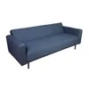 Sofá Cama 2 Cuerpos Tela Azul Hugo en Azul - Sillones y sofás, Uruguay | Divino, vista 4 de 7
