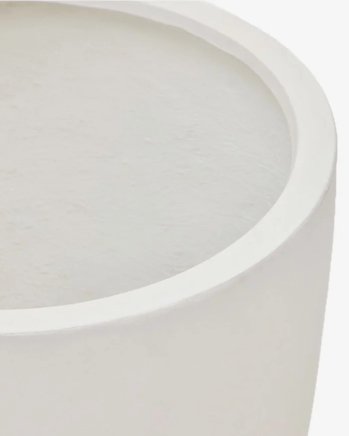 Macetero Aiguablava de cemento - blanco Ø 56 cm en Negro - Muebles para el exterior, Uruguay | Kavehome, vista 2