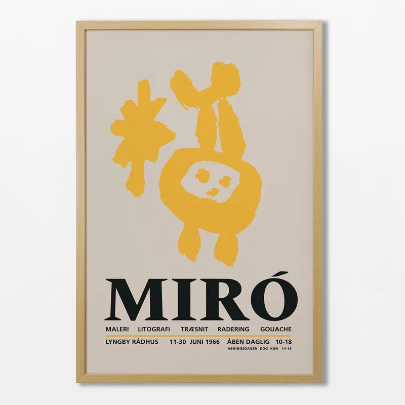 Miro - Yellow Art Exhibition - Láminas, Uruguay | La Cuadrería
