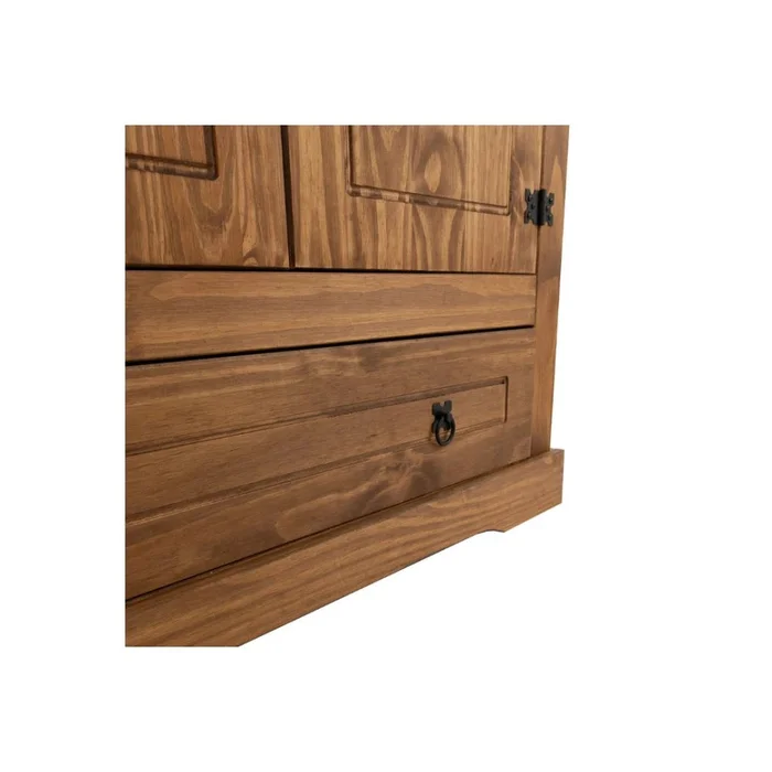 Ropero 2 puertas - Línea Monterrey - Nogal en Marrón - Roperos y placares, Uruguay | Ecowood, vista 7