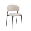 Silla De Comedor Metal-y-tela Natural-beige Danny en Madera natural - Sillas, Uruguay | Divino, vista 2 de 5