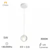 Colgante led esfera efecto flotante 5W en Blanco - Lámparas colgantes, Uruguay | Iluminica, vista 6 de 6