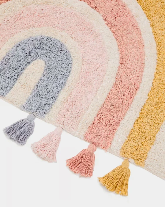 Alfombra Tadea algodón arcoíris multicolor 90 x 150 cm en Multicolor - Alfombras, Uruguay | Kavehome, vista 3