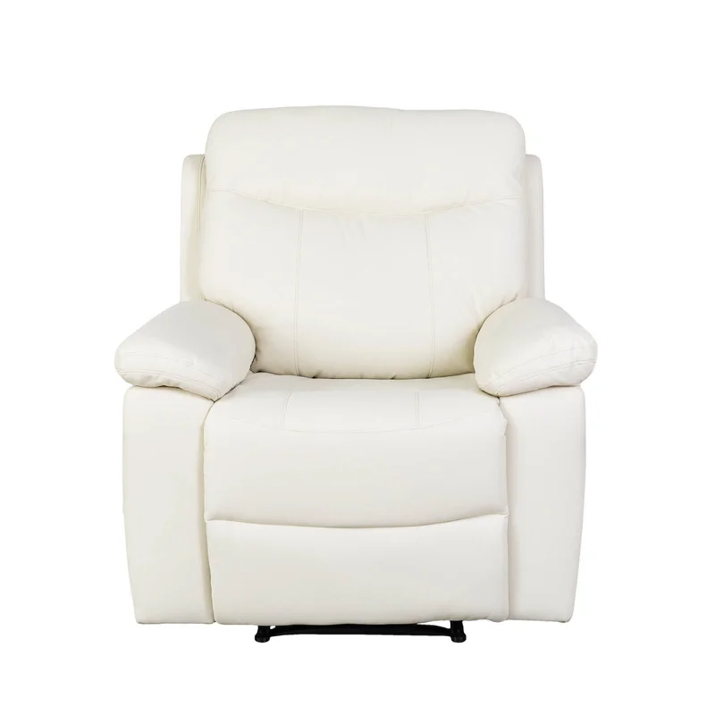 Recliner 1 Cuerpo Simil-cuero Natural-beige Lexus Crema en Beige - Sillones y sofás, Uruguay | Divino, vista 3