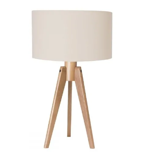 Lámpara de Mesa Tripode Cilíndrico en Off-white - Lámparas de mesa, Uruguay | Finkel