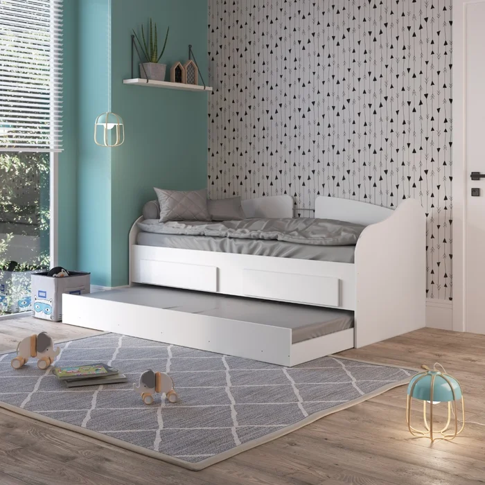 Cama Marinera Bicama Juvenil Dormitorio Auxiliar Con Cajones en Blanco - Dormitorio, Uruguay | Muebles Express, vista 2