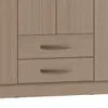 Armario Ropero Placard de 6 Puertas Línea Plus con 2 Cajones y Perchero Horizontal - MDP - Noce en Marrón - Roperos y placares, Uruguay | Mulata, vista 7 de 10
