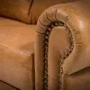 Sofá Elite - Cuero Natural - 2 cuerpos - A fabricar en Marrón - Sillones y sofás, Uruguay | NYR, vista 3 de 4