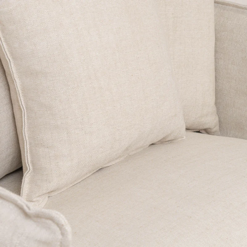 Loveseat Funda Desmontable 1 Cuerpo Tela-premium Natural-beige Bahama Natural en Beige - Sillones y sofás, Uruguay | Divino, vista 5