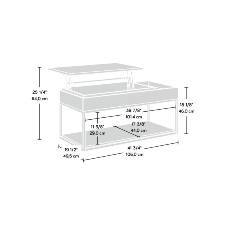 Mesa Ratona Articulada 3V Sauder en Madera natural - Mesas de living, Uruguay | Ecowood, vista 5