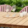 Juego de Jardin 6 sillas y Mesa - Nassau - Rosa en Rosa - Muebles para el exterior, Uruguay | Rústico Hogar, vista 3 de 5