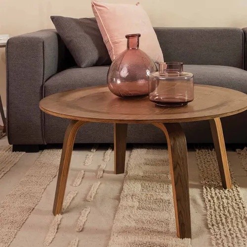 Mesa Eames - Nogal en Marrón - Mesas de living, Uruguay | Walnut