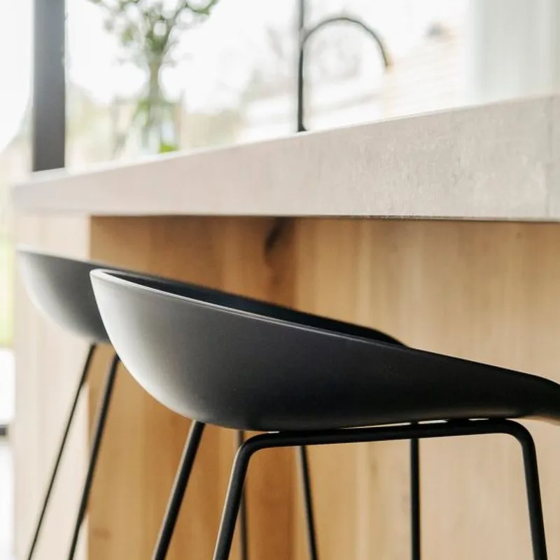 Banqueta HAY - Black en Negro - Butacas, banquetas y puffs, Uruguay | Samic
