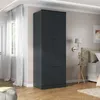 Placard 2 Puertas Mdf Gris Americano Plus en Gris - Roperos y placares, Uruguay | Divino, vista 3 de 4