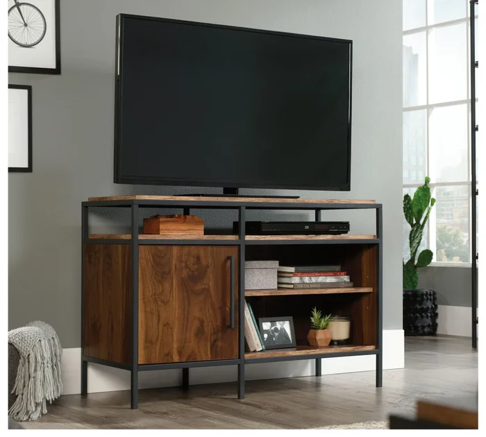 Rack para TV - Sauder - Linea Nova Loft en Marrón - Muebles para TV, Uruguay | Rústico Hogar