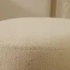 Reposapiés desenfundable Kaeli de borreguito crudo Ø 60 cm en Blanco - Butacas, banquetas y puffs, Uruguay | Kavehome, vista 3 de 7