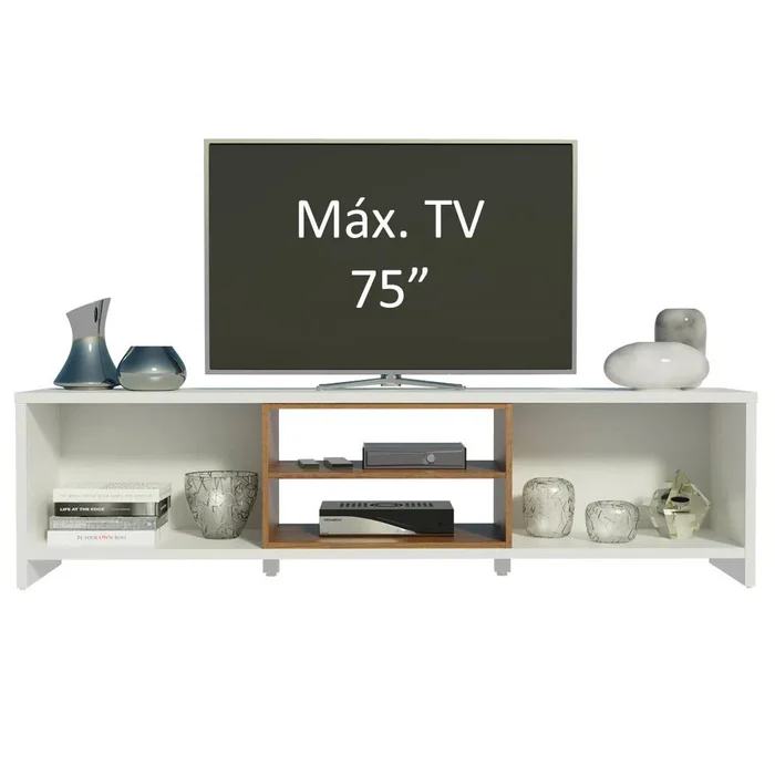 Rack TV hasta 75 Pulgadas Metz 180 cm 2 Puertas Rústico - Muebles para TV, Uruguay | Balton, vista 9