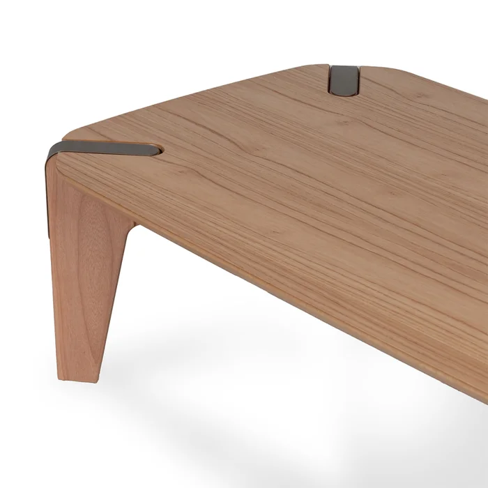 Mesa de Centro Kenzo - Madera Natural en Beige, Uruguay | NYR, vista 3