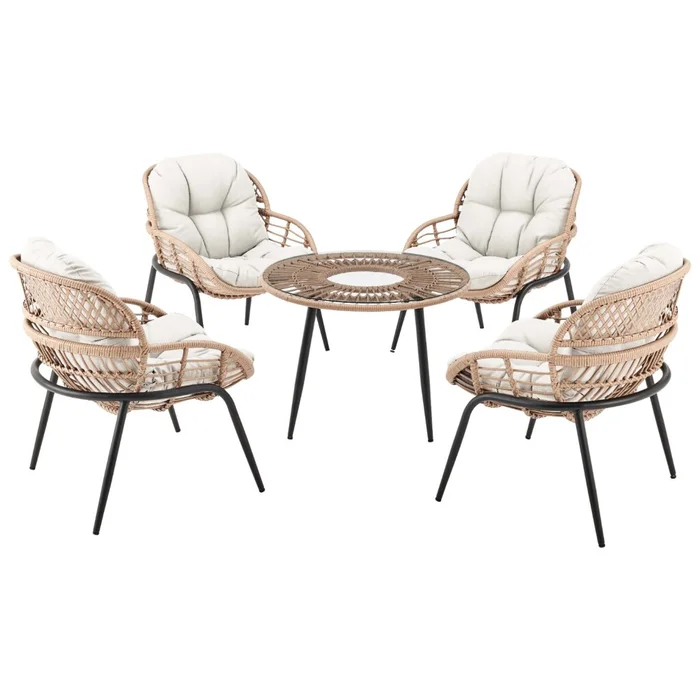 Juego Muebles De Jardin Versalles (Blanco) en Beige - Muebles para el exterior, Uruguay | Rústico Hogar
