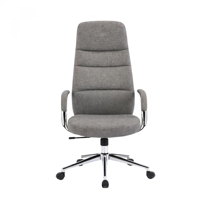 Silla de oficina Cromada 4 Posiciones - Le Mans - Gris Oscuro en Gris - Escritorios y sillas de escritorio, Uruguay | Rústico Hogar, vista 2