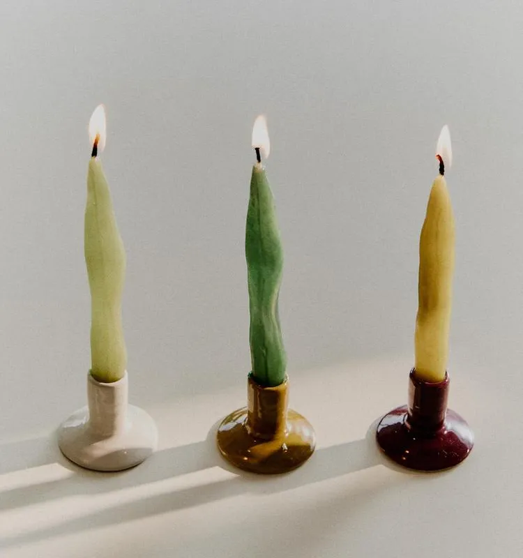 PACK CANDELABROS GRES (PACK DE 3) en Multicolor - Velas y Portavelas, Uruguay | Zara Home